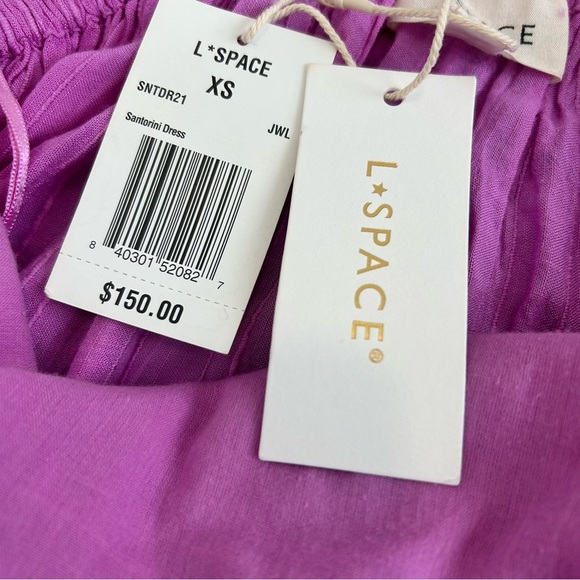 L Space Santorini Dress In Jewel Revolve X Small Maxi Sleeveless Tie Back NEW - Picture 10 of 13